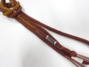 未使用品　正絹　手組帯締め